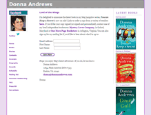 Tablet Screenshot of donnaandrews.com